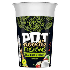 Pot Noodle Fusions Instant Snack Thai Green Curry 117 g (Case of 8)  Honesty Sales U.K