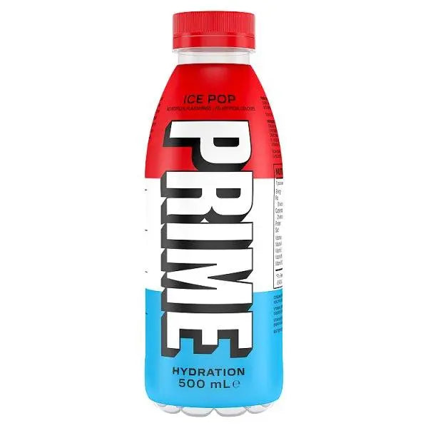 Prime Hydration Ice Pop Flavour 500ml (Case of 12) - Honesty Sales