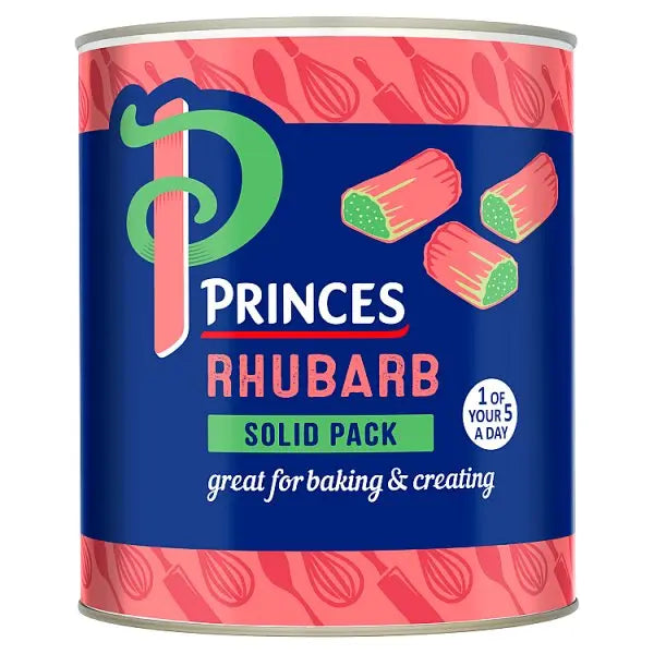 Princes Rhubarb Solid Pack 2.82kg Princess