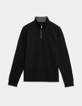 Pure Cotton Half Zip Sweatshirt Honesty Sales