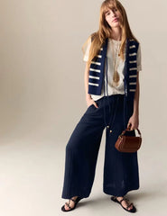 Pure Cotton Wide Leg Culottes Honesty Sales