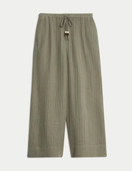 Pure Cotton Wide Leg Culottes Honesty Sales