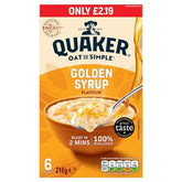 Quaker Oat So Simple Golden Syrup Porridge Sachets RRP (Case of 8) Quaker Oat