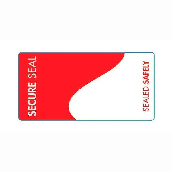 Rectangular adhesive Tamper Proof Label - Sets of 500 - Honesty Sales