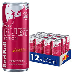 Red Bull Energy Drink Ruby Edition 250ml 12 Pack (Case of 12) - Honesty Sales