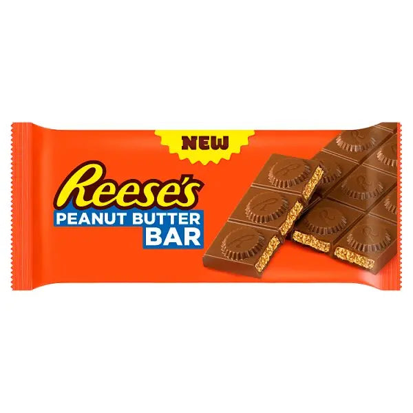 Reese's Peanut Butter Milk Chocolate Flavour Bar 90g (Case of 16) Honesty Sales U.K