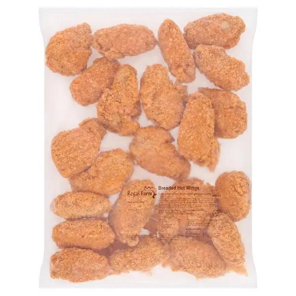 Regal Farm Breaded Hot Wings 2kg - Honesty Sales U.K