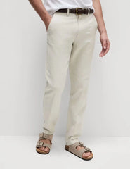 Regular Fit Cotton Linen Blend Chinos Honesty Sales