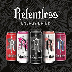 Relentless Fruit Punch Energy Drink 500ml (Case of 12) Honesty Sales U.K