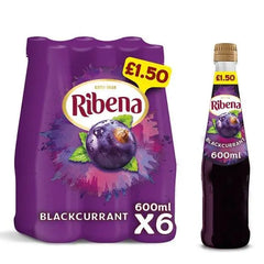 Ribena Blackcurrant Squash 600ml (Case of 6) - Honesty Sales
