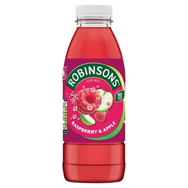 Robinsons Raspberry & Apple 500ml (Case of 24)  Honesty Sales U.K