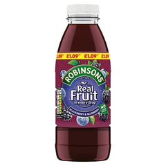 Robinsons Ready To Drink Blackberry & Blueberry Juice Drink PMP 500ml (Case of 12) - Honesty Sales