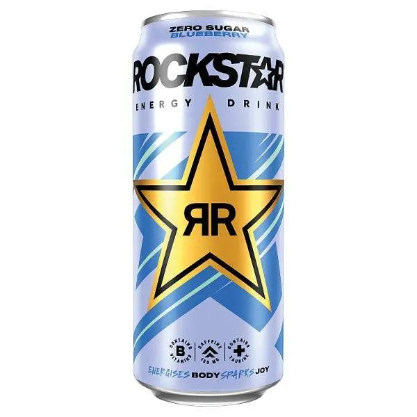 Rockstar Blueberry Energy Drink (Case of 12) - Honesty Sales