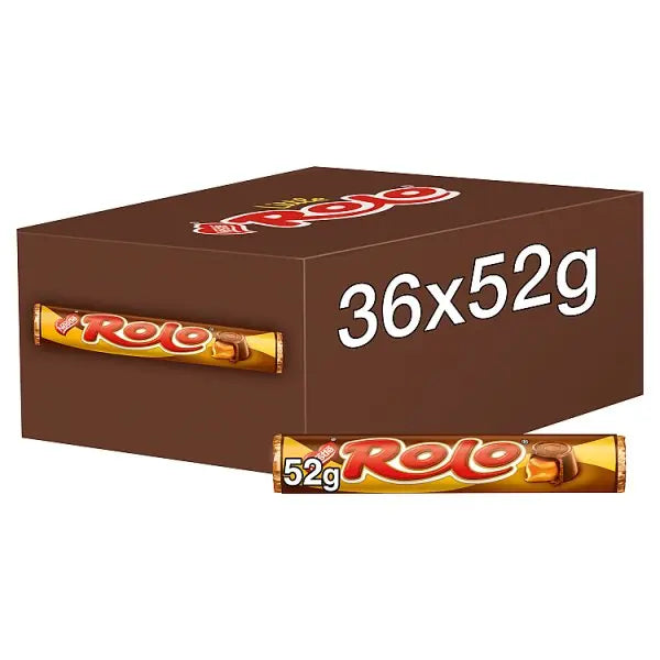 Rolo Milk Chocolate & Toffee Tube 52g (Case of 36) Rolo