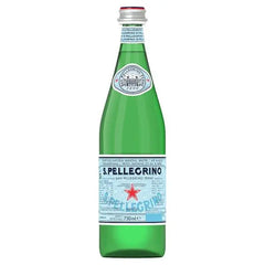 San Pellegrino Sparkling Natural Mineral Water Glass 750ml (Case of 12) - Honesty Sales