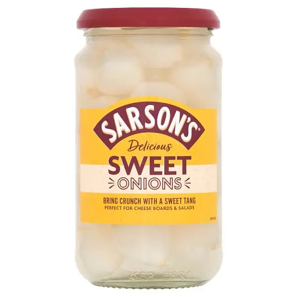 Sarson's Delicious Sweet Onions 460g (Case of 6)  Honesty Sales U.K