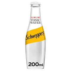Schweppes Slimline Tonic Water 200ml (Case of 24) - Honesty Sales