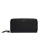Serene Black Vegan Zip Around Wallet - Honesty Sales U.K