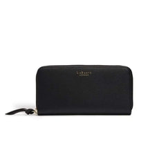 Serene Black Vegan Zip Around Wallet - Honesty Sales U.K