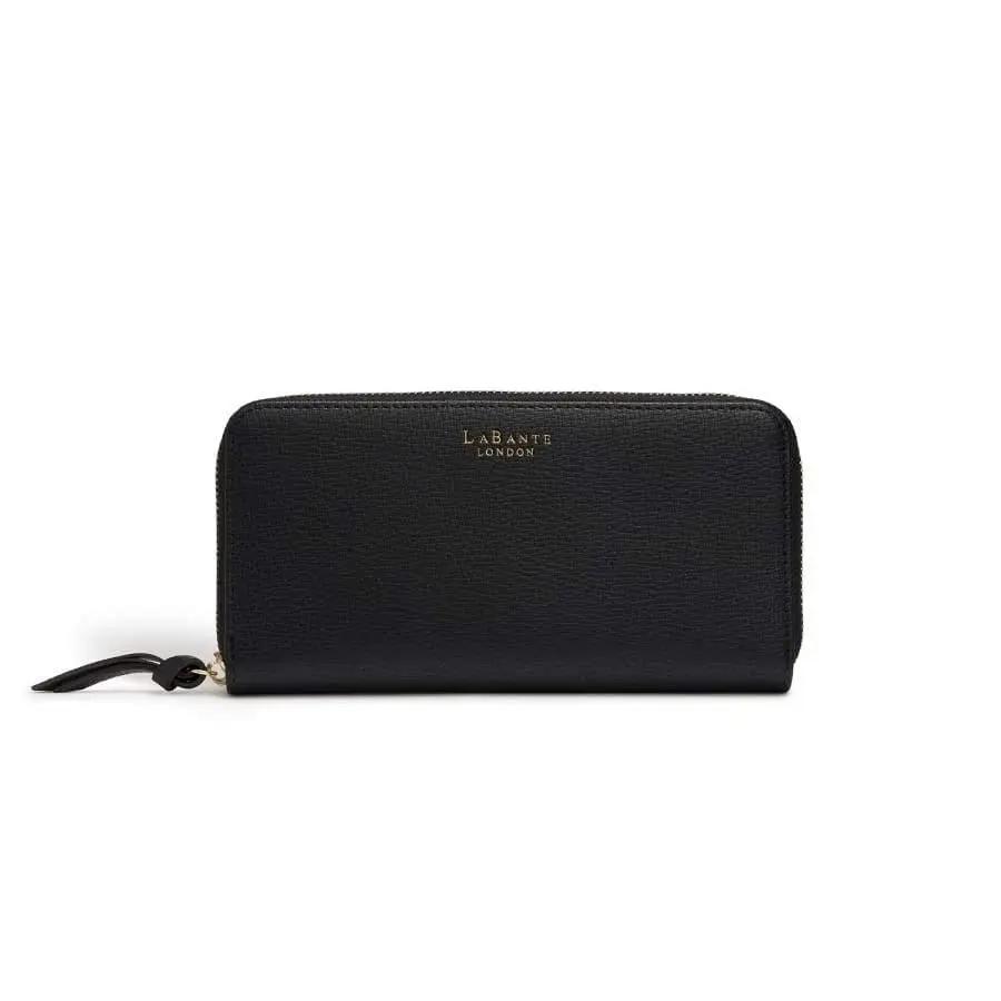 Serene Black Vegan Zip Around Wallet - Honesty Sales U.K