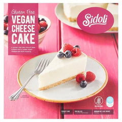 Sidoli Gluten Free Vegan Cheese Cake 1.500kg (Case of 6) - Honesty Sales