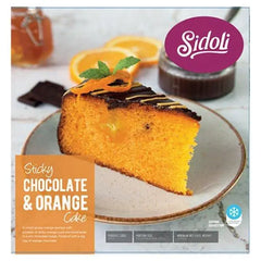 Sidoli Sticky Chocolate & Orange Cake 1.900kg - Honesty Sales