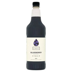 Simply Blueberry Flavour Syrup 1ltr - Honesty Sales
