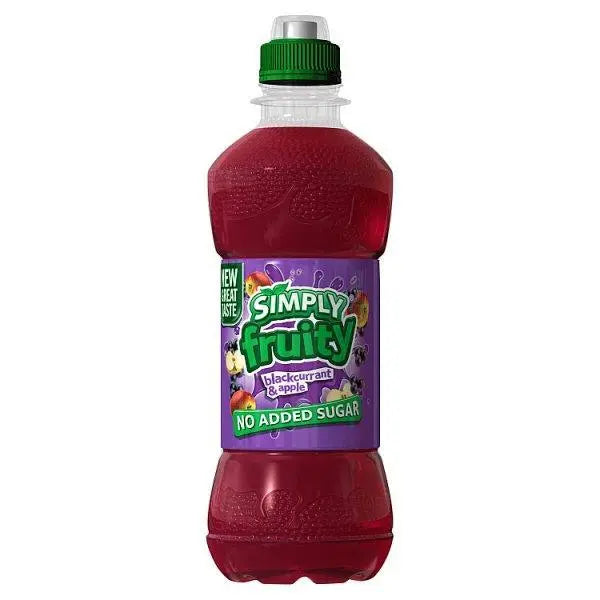 Simply Fruity Blackcurrant and Apple 330ml Bottle (Case of 12) - Honesty Sales
