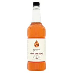 Simply Gingerbread Flavour Syrup 1L - Honesty Sales U.K
