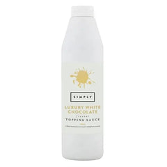 Simply Luxury White Chocolate Topping Sauce Simply
