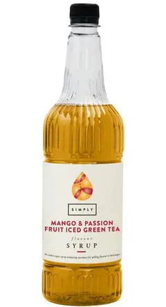Simply Mango and Passion Fruit Iced Green Tea Syrup - Honesty Sales U.K