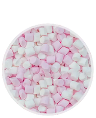 Simply Mini Pink and White Marshmallows 1kg - Honesty Sales U.K