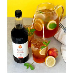 Simply Peach Iced Tea Syrup - Honesty Sales U.K