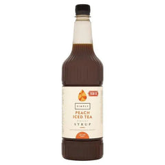 Simply Sugar Free Peach Iced Tea Flavour Syrup 1L - Honesty Sales