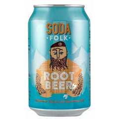 Soda Folk Root Beer 330ml (Case of 24) - Honesty Sales