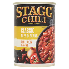 Stagg Chili Classic Beef & Beans Chili Con Carne 400g (Case of 6)  Honesty Sales U.K