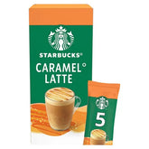 Starbucks Caramel Latte Instant Coffee Sachets 5 x 23g (Case of 6) Starbucks
