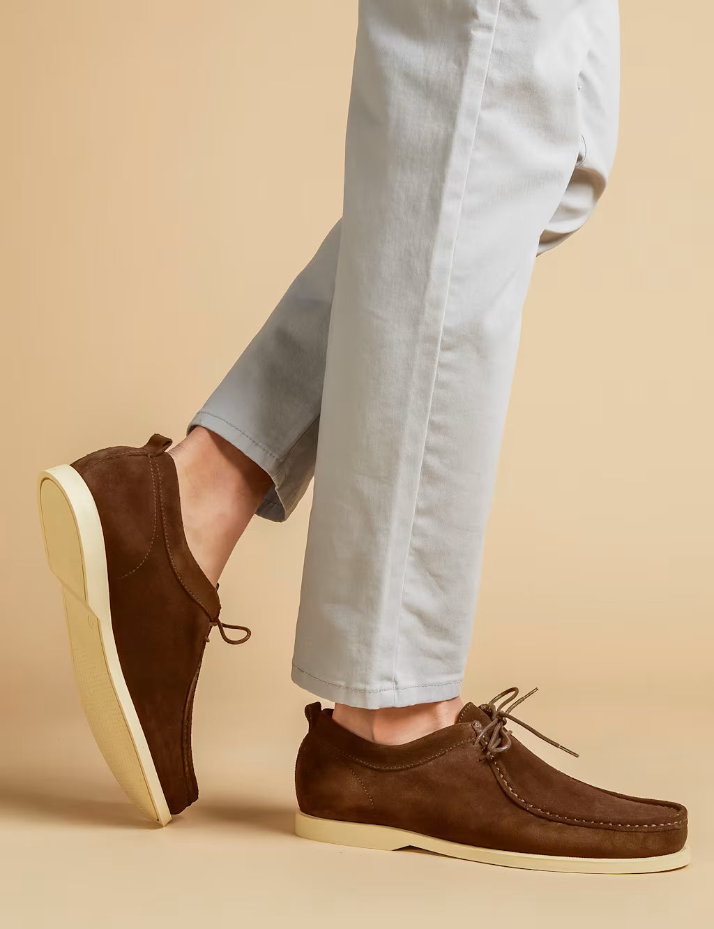 Suede Slip-On Moccasins - Honesty Sales