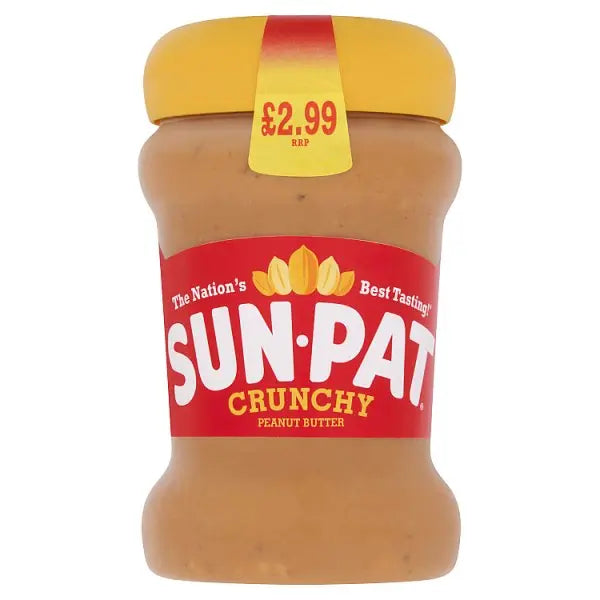 Sun-Pat Crunchy Peanut Butter 300g (Case of 6)  Honesty Sales U.K