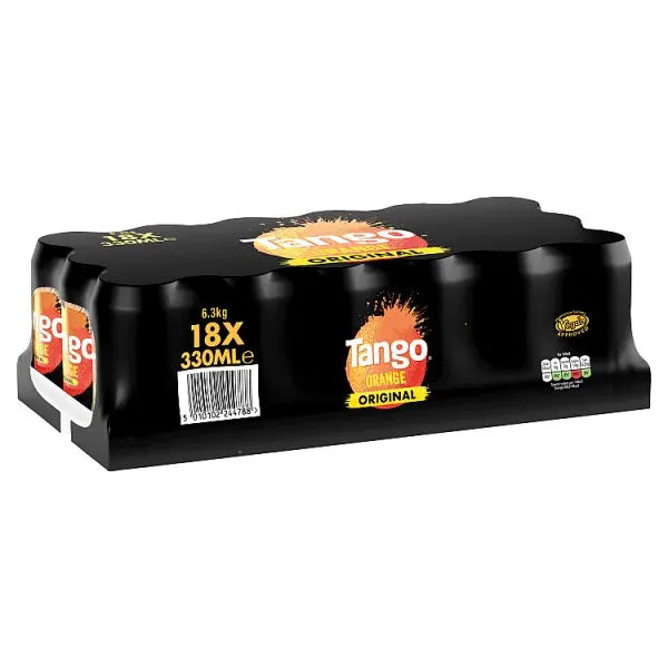 Tango Orange Original Cans 18 x 330ml Honesty Sales U.K