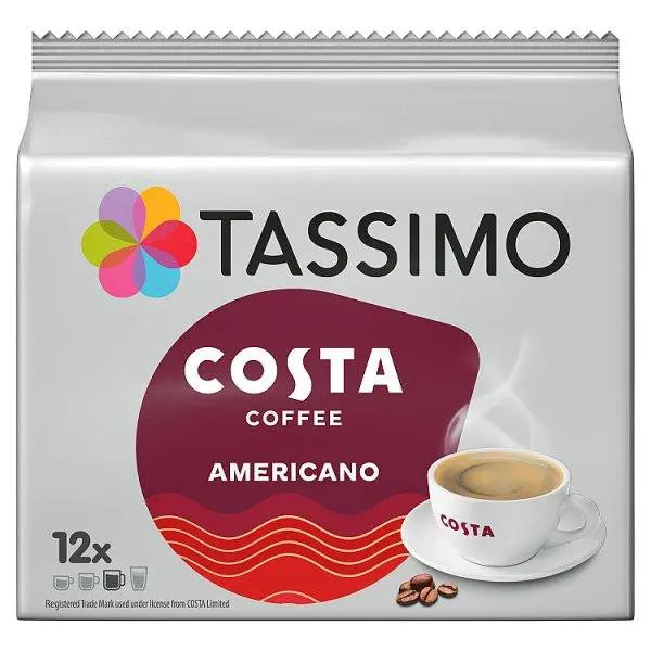 Tassimo Costa Americano 12 x 19g (108g) - Honesty Sales U.K