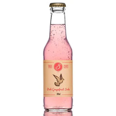 Three Cents Pink Grapefruit Soda 24 x 200ml  Honesty Sales U.K