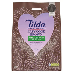 Tilda Easy Cook Wholegrain Brown Rice 5kg Tilda