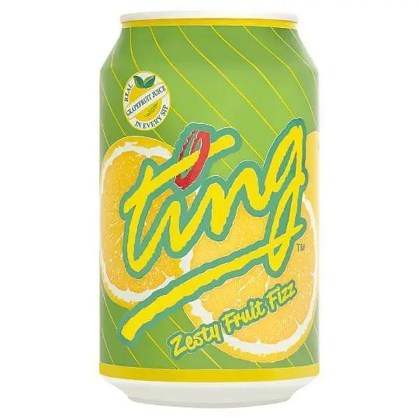 Ting Grapefruit Crush 300ml (Case of 24) - Honesty Sales