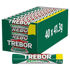 Trebor Extra Strong Peppermint Mints Roll 69p PMP 41.3g (Case of 40) - Honesty Sales U.K