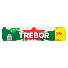 Trebor Extra Strong Peppermint Mints Roll 69p PMP 41.3g (Case of 40) - Honesty Sales U.K