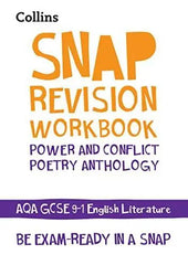 Used AQA Poetry Anthology Power and Conflict Workbook: Ideal for the 2024 and 2025 exams (Collins GCSE Grade 9-1 SNAP Revision) - Softcover - Honesty Sales