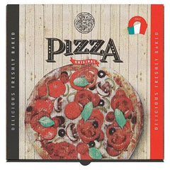 Viva 12inch White Full Colour Pizza Boxes 100 Pack - Honesty Sales