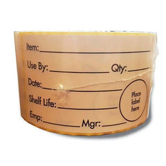 White Shelf Life Label - Sets of 500 - Honesty Sales