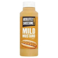 Absolutely Saucesome! Mild Mustard 1 Litre - Honesty Sales